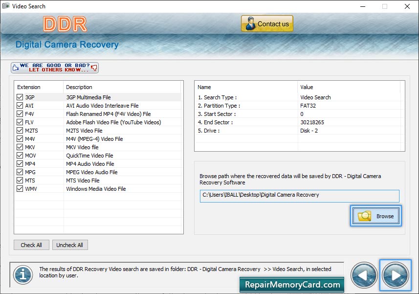 Digital Camera Data Recovery