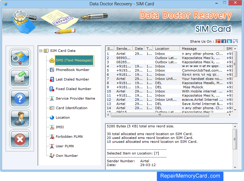 SIM Card Data Recovery